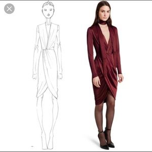 Altuzarra for target wrap dress ruby | Size 2